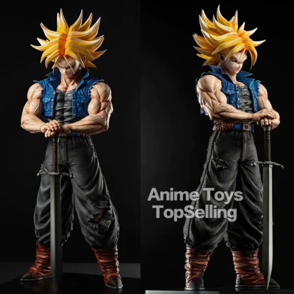 Anime Dragon Ball Z Trunks Figure 25cm/9.84in - Imagen 2