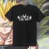 Toriyama Akira Seven Dragon Ball Summer Short Sleeve T-Shirt Men's and Women's Japanese Anime Magic Man Vegeta Cotton T Shirt