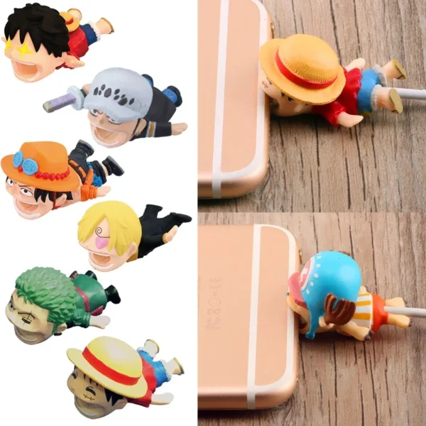 Anime One Piece Accesorio para Cargador de Móvil