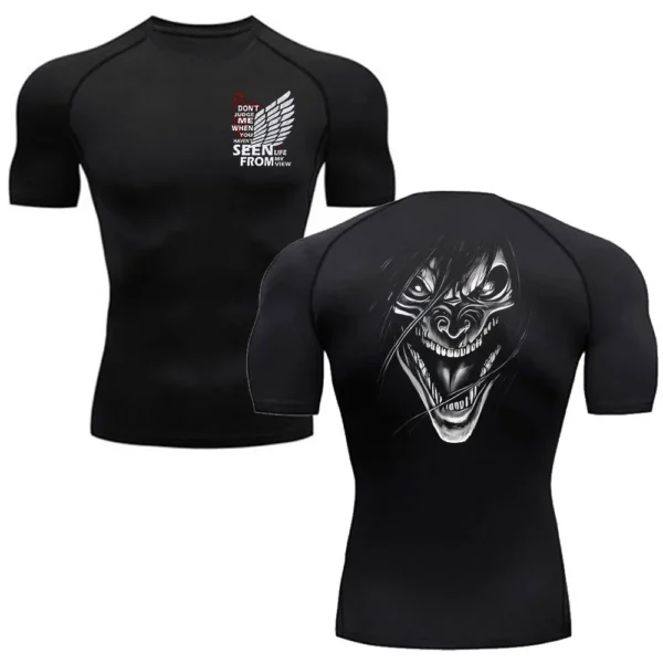 Camiseta Compresión Anime Attack On Titan Sports - Imagen 4