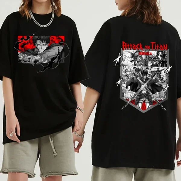 Camisetas Anime Shingeki No Kyojin / Attack On Titan Unisex